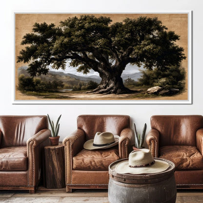 Guardian of the Ancient Hollow Canvas Wall Art