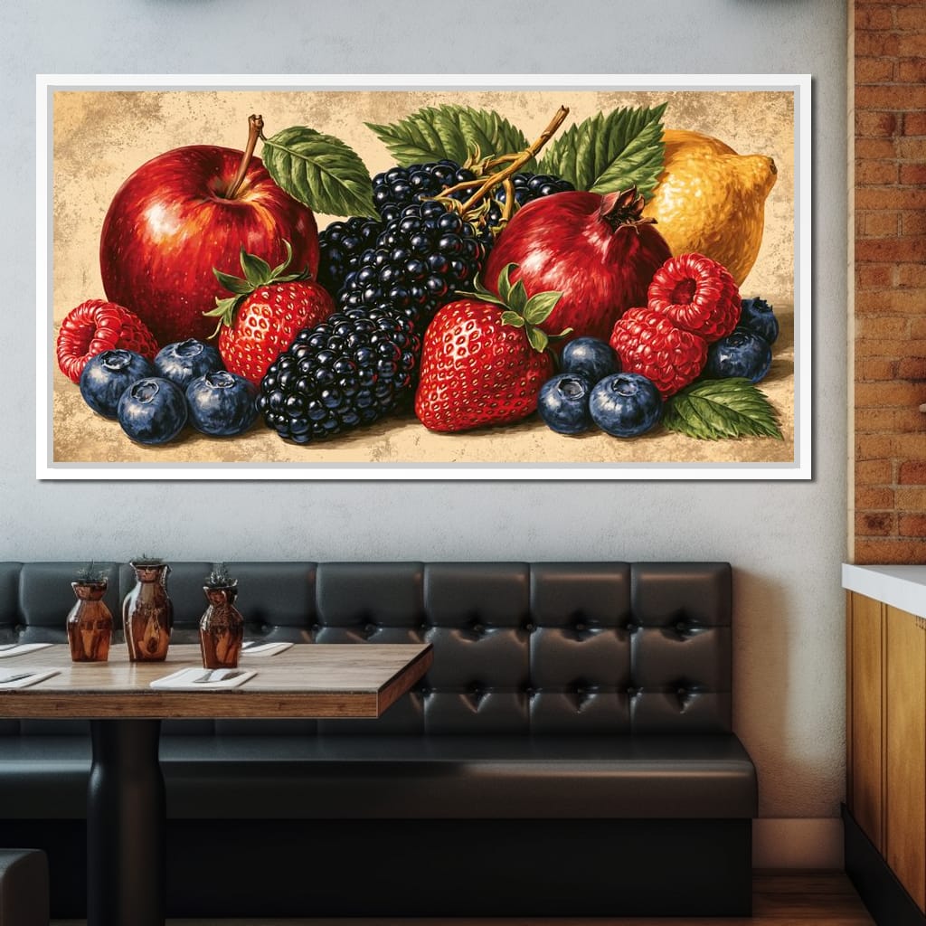 Harvest Bounty from the Orchard Floor Canvas Wall Art