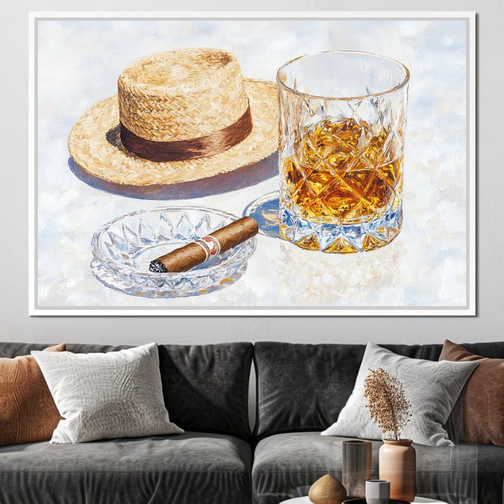 Sunlit Cuban Leisure Canvas Wall Art