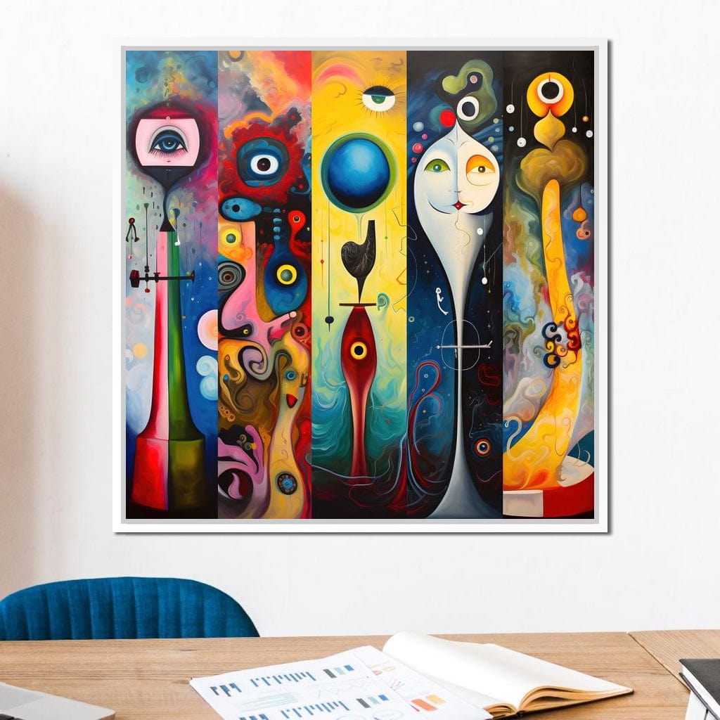 Whimsical Metamorphosis Canvas Wall Art