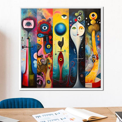 Whimsical Metamorphosis Canvas Wall Art