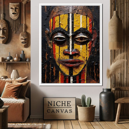 Tribal Mask 09 Canvas Wall Art