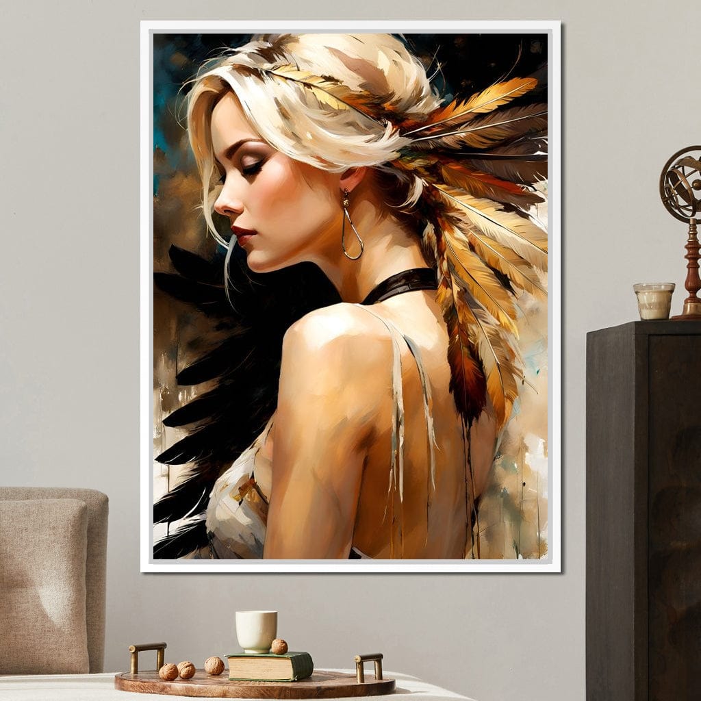 Female Portrait 0024 Canvas Wall Art