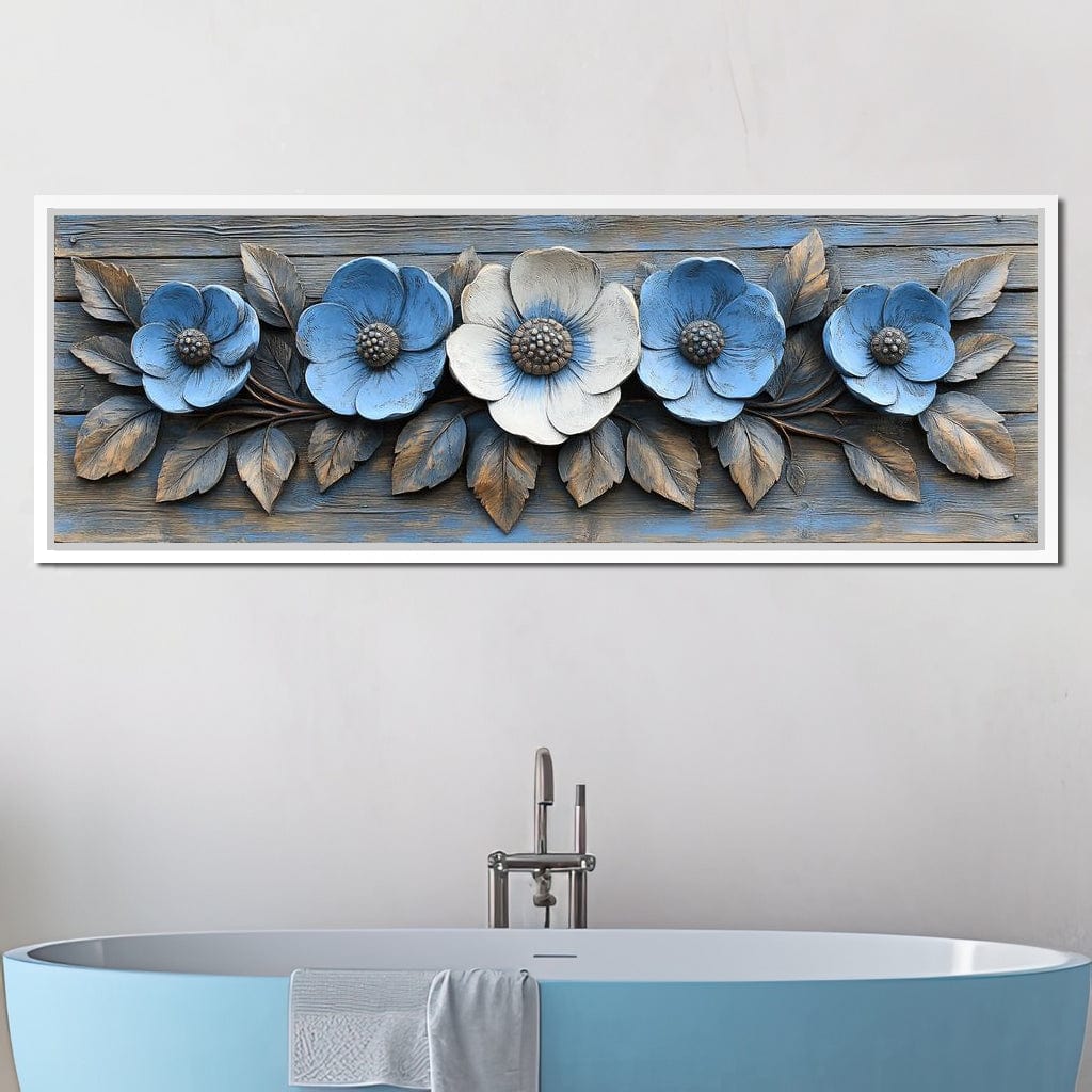 Rustic Bloom Harmony Canvas Wall Art