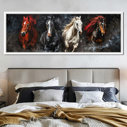Gallop Through Wild Breeze Canvas Wall Art