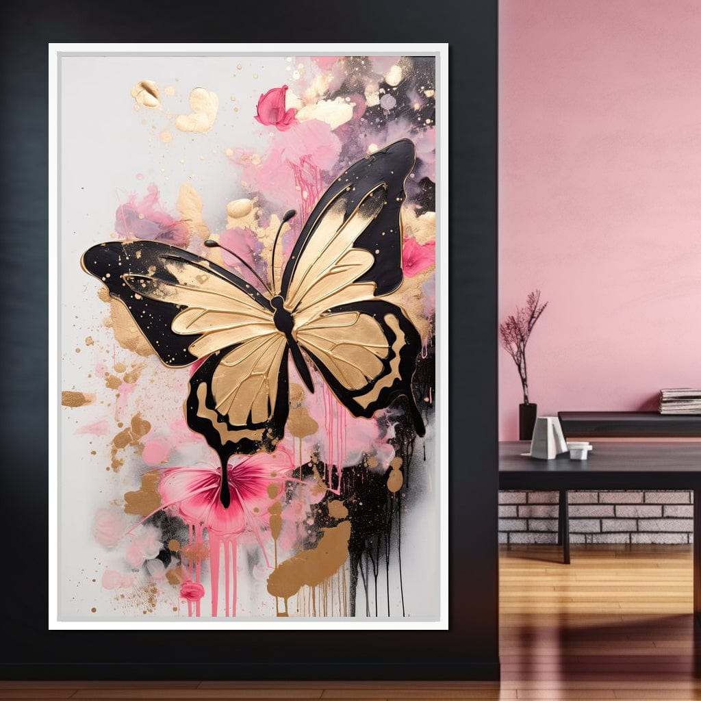 Dreamflight in Pink Hues Canvas Wall Art