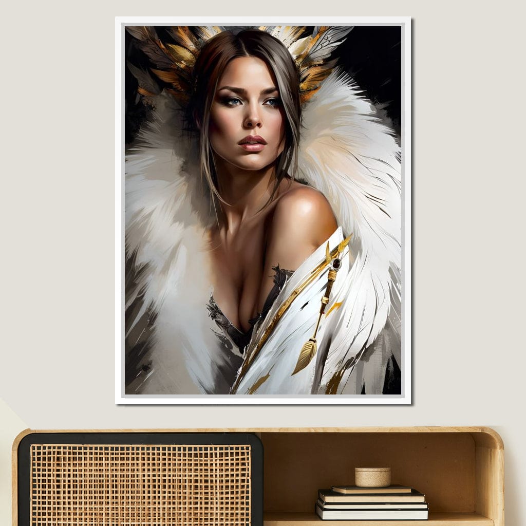 Female Portrait 161 Canvas Wall Art
