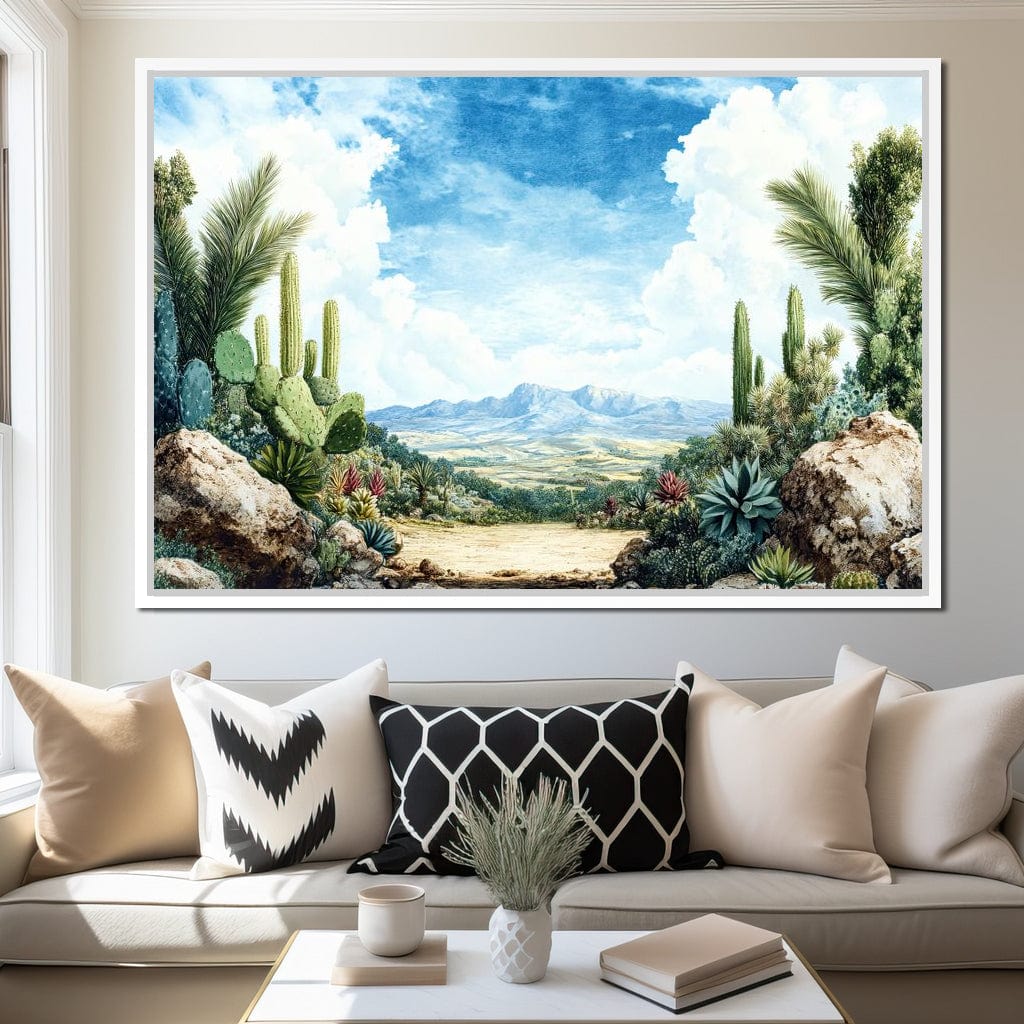 Desert Vista Dreams Alive Canvas Wall Art