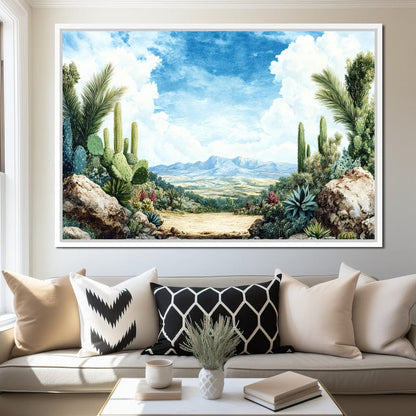 Desert Vista Dreams Alive Canvas Wall Art