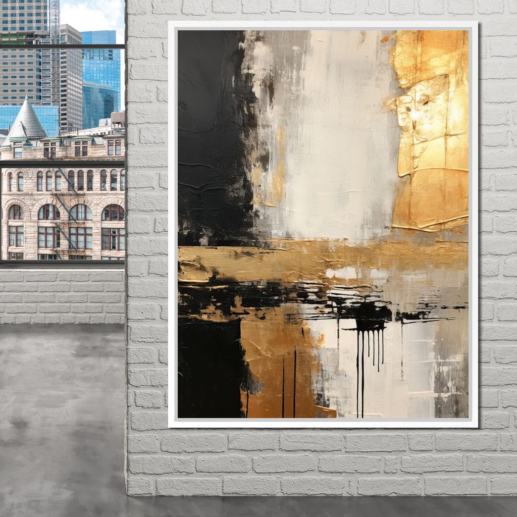 Gold Amber Shades Canvas Wall Art