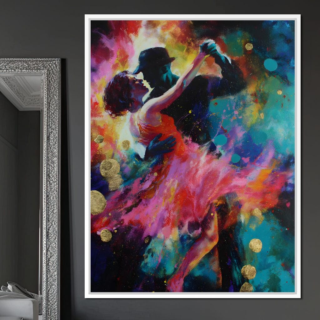 Midnight Tango Color Storm Canvas Wall Art