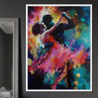 Midnight Tango Color Storm Canvas Wall Art