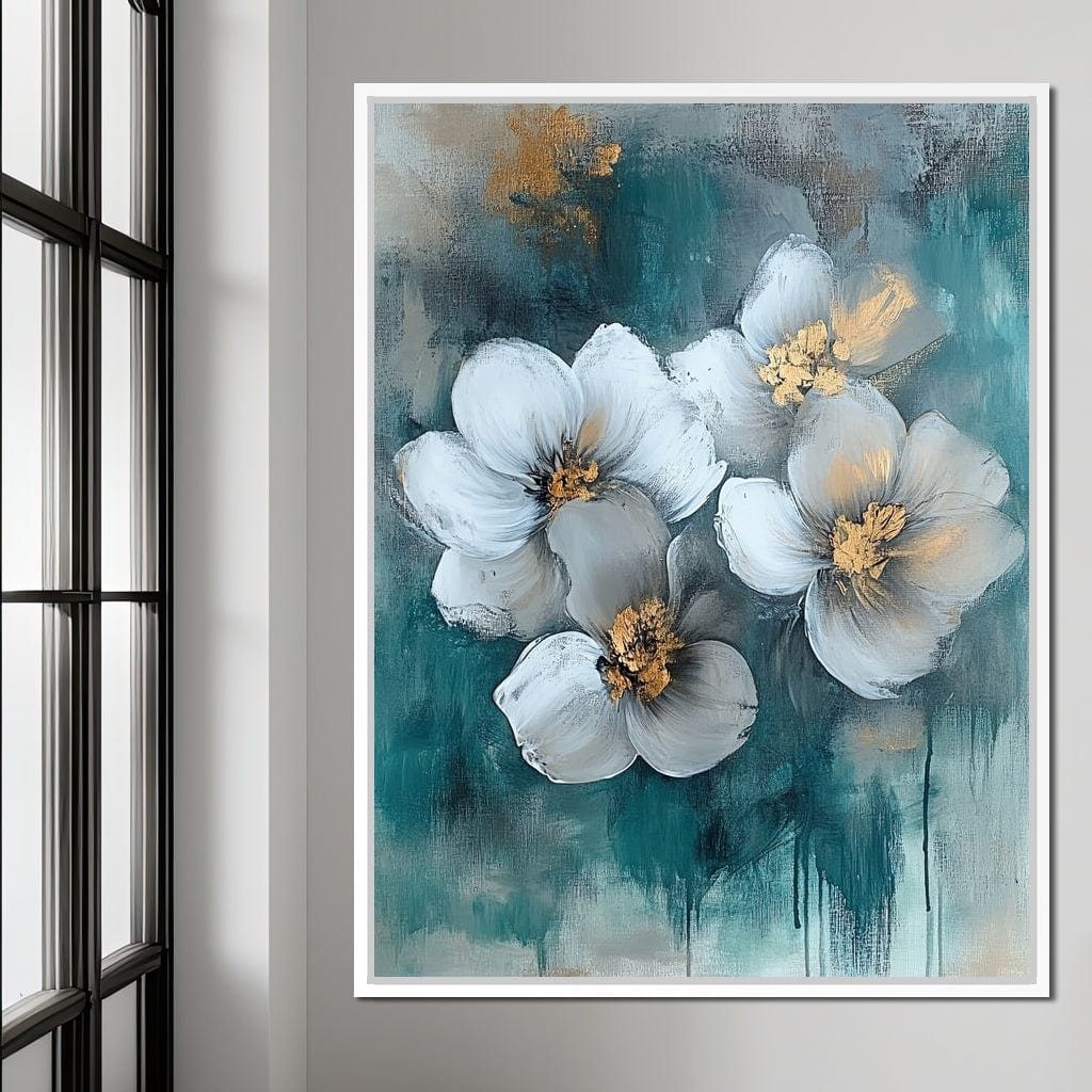 Floral Symphony Harmony Canvas Wall Art