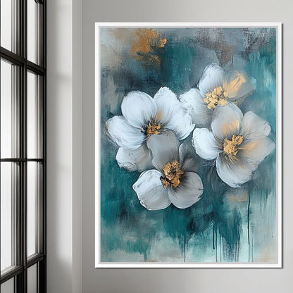 Floral Symphony Harmony Canvas Wall Art