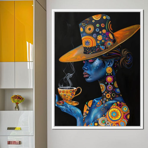 Astral Afternoon Tea Canvas Wall Art