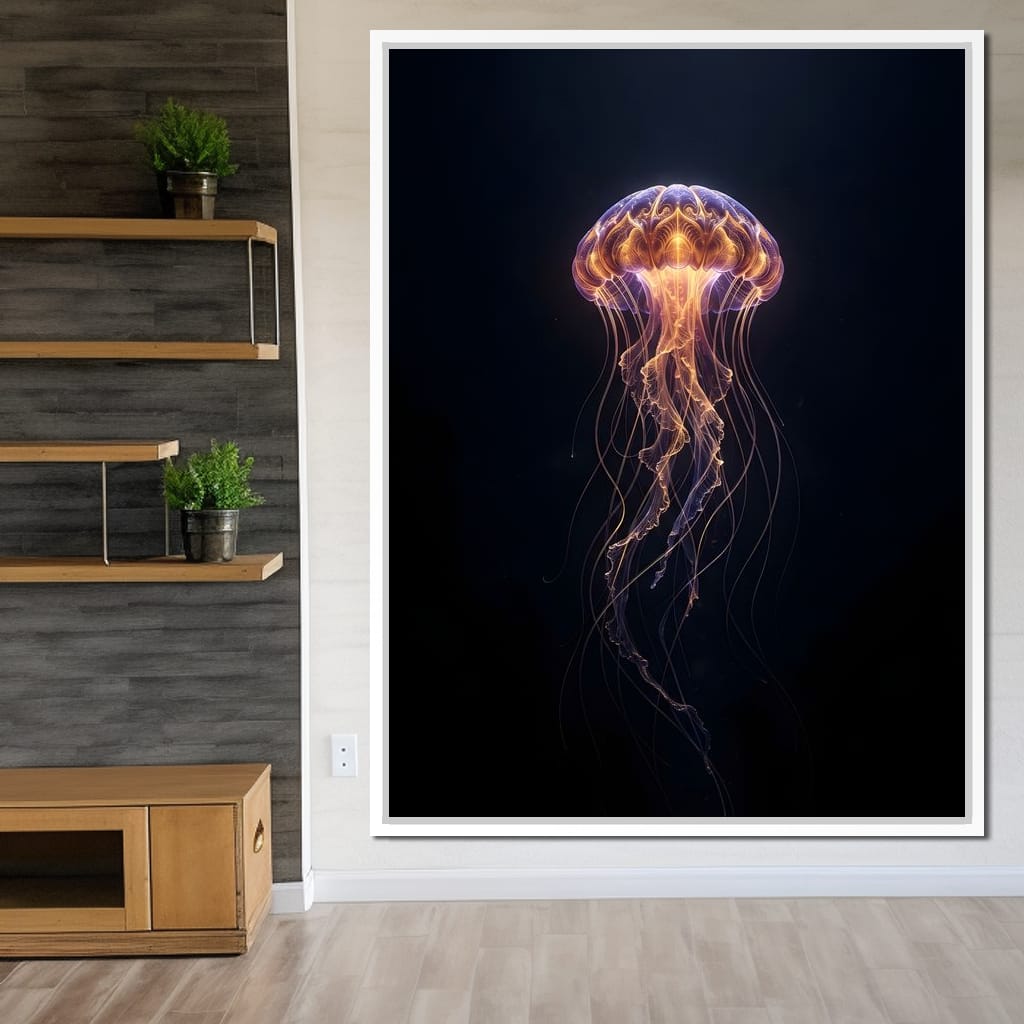 Radiant Deep Abyss Canvas Wall Art