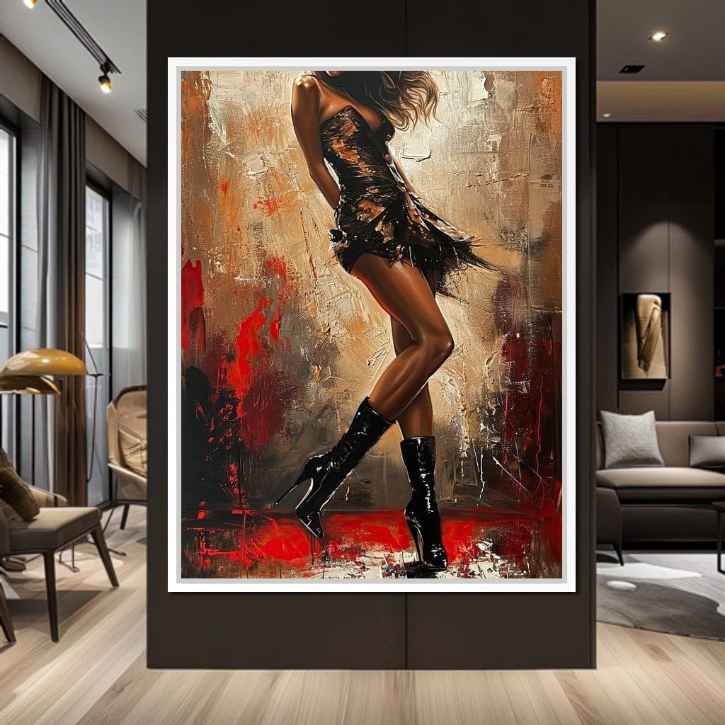 Alluring Legs Rhythm Canvas Wall Art