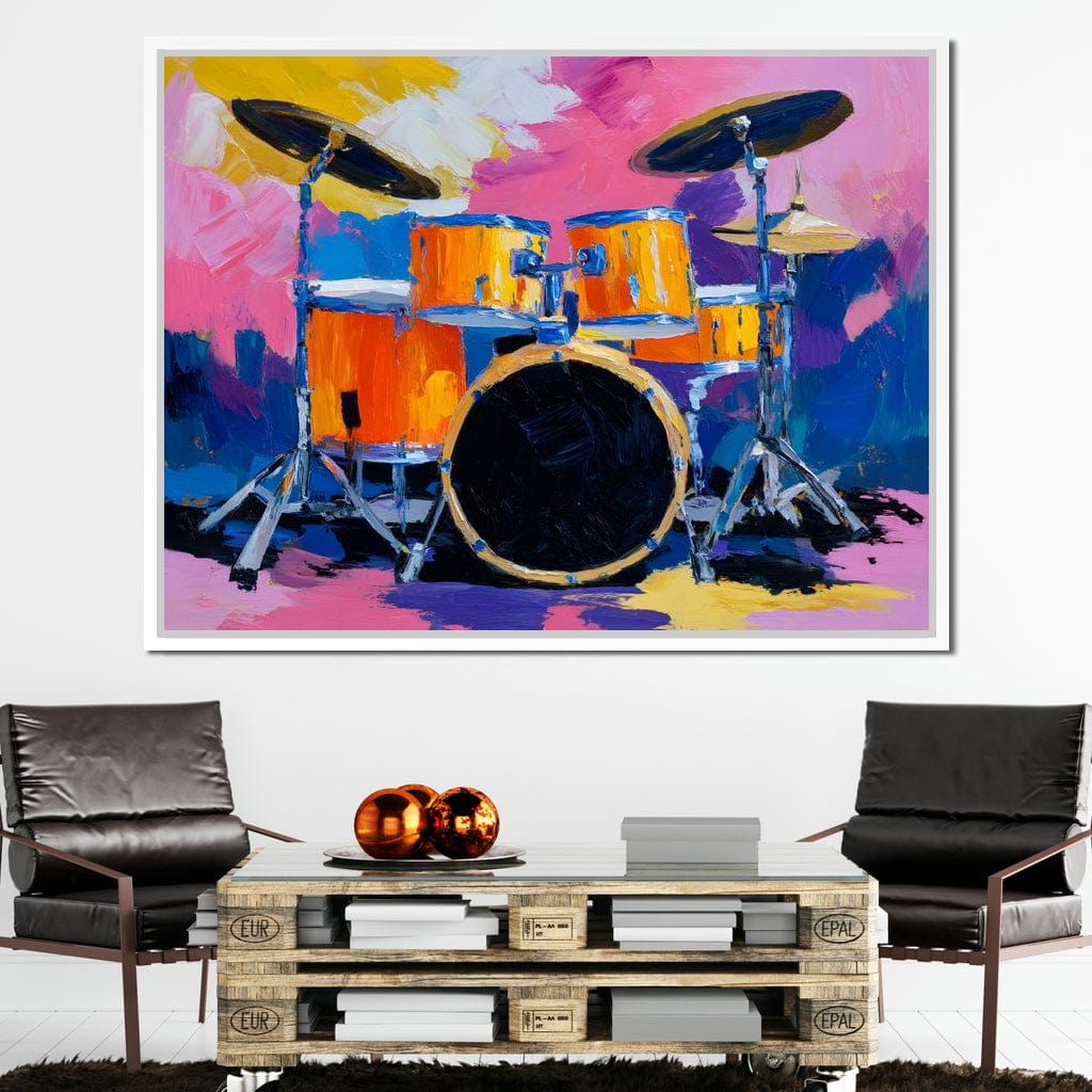 Rhythm of Vibrant Beats Canvas Wall Art