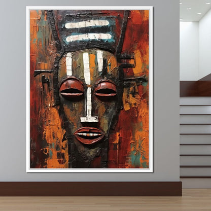 Tribal Mask 02 Canvas Wall Art