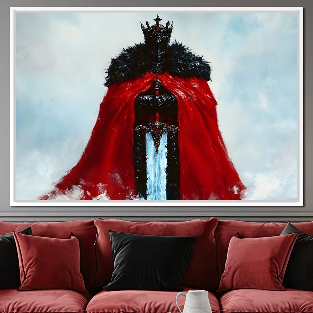Majestic Knightly Valor Canvas Wall Art