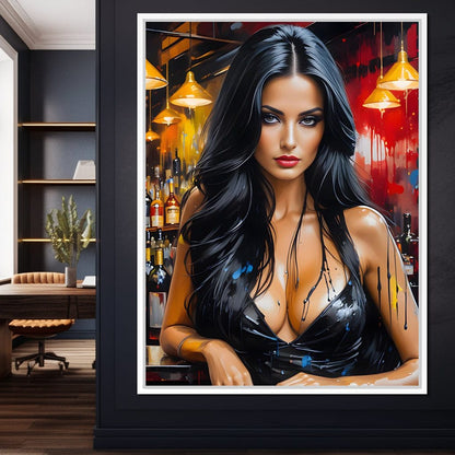 Female Portrait 230 Canvas Wall Art
