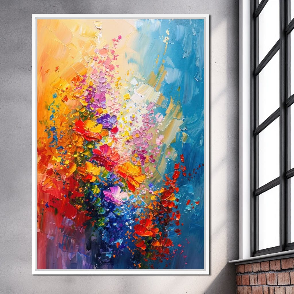 Impasto Bloom Canvas Wall Art