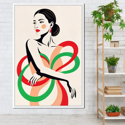 Deco Darling Canvas Wall Art