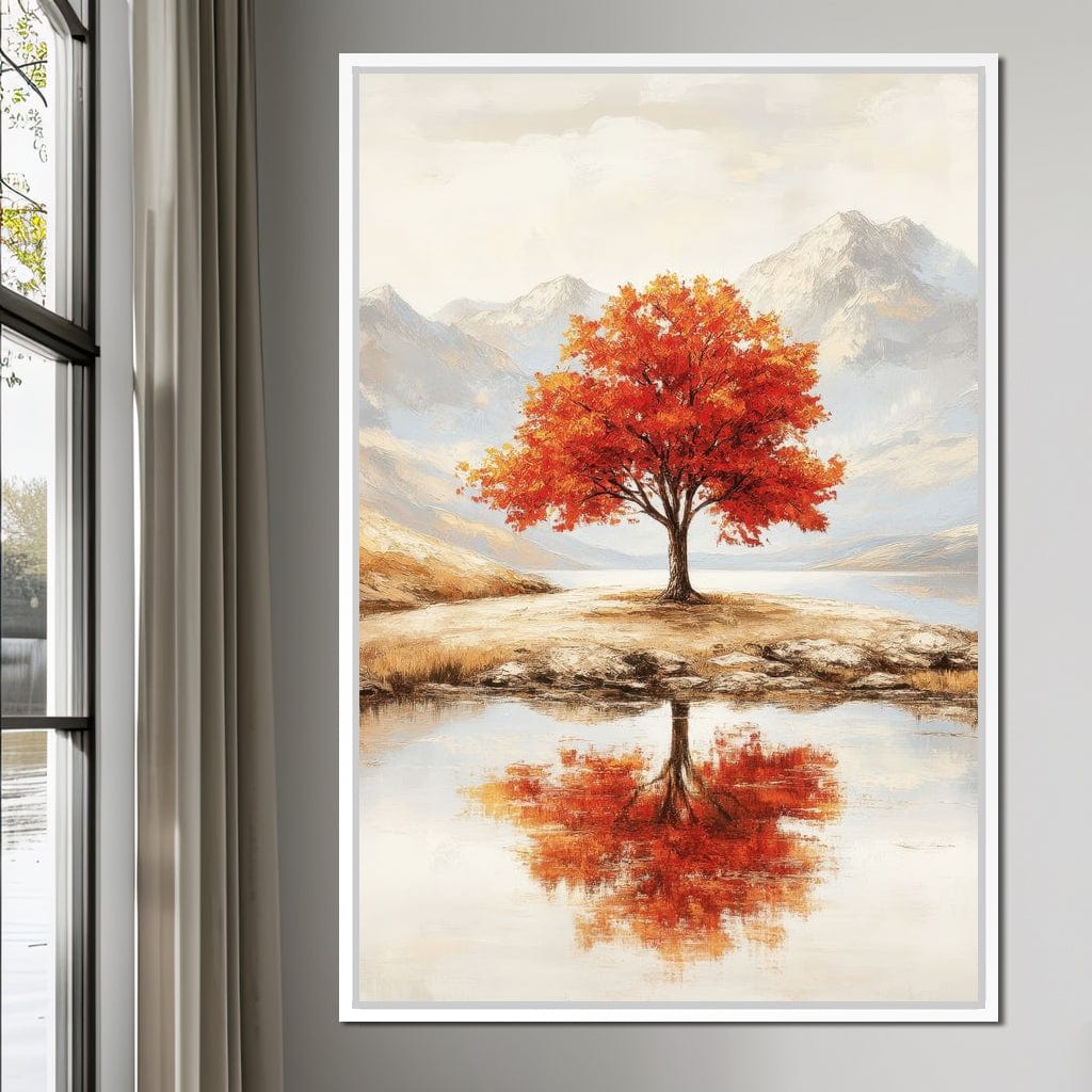 Reflections of Autumn Canvas Wall Art