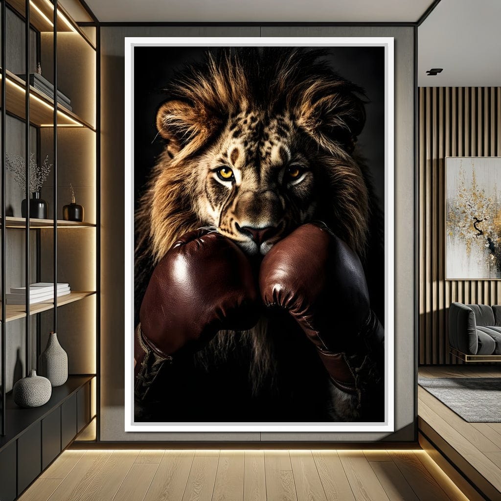 Lionheart Pugilist Canvas Wall Art