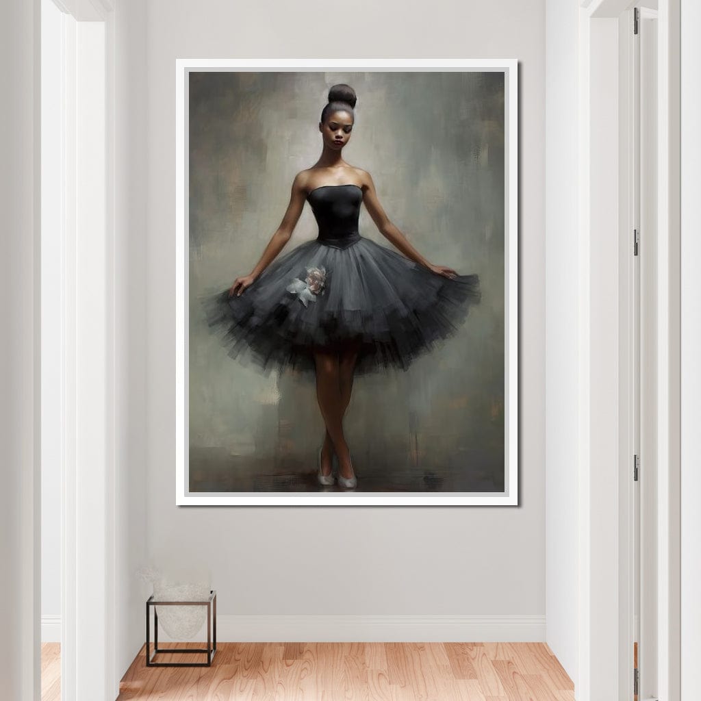 Lovely Ballerina Canvas Wall Art