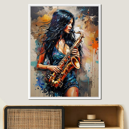 Female Portrait 078 Canvas Wall Art