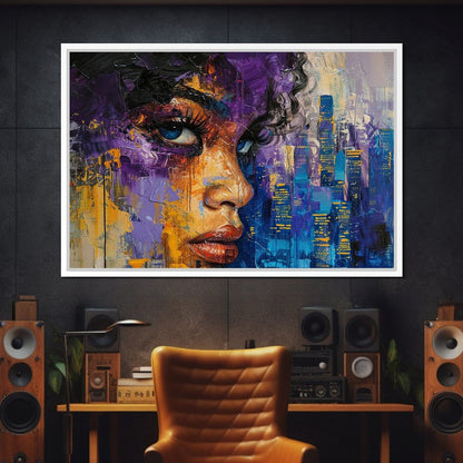 Urban Dreamscape Enchantment Canvas Wall Art