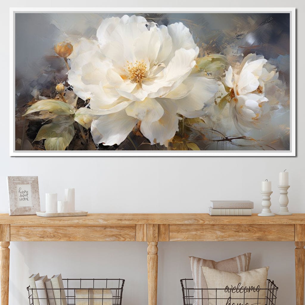 Ethereal Peony Essences Canvas Wall Art