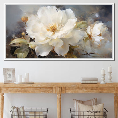 Ethereal Peony Essences Canvas Wall Art
