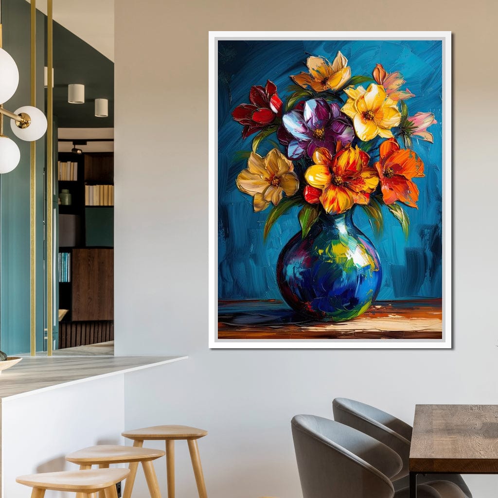 Vibrant Petal Symphony Canvas Wall Art