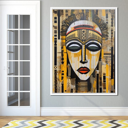 Tribal Mask 04 Canvas Wall Art