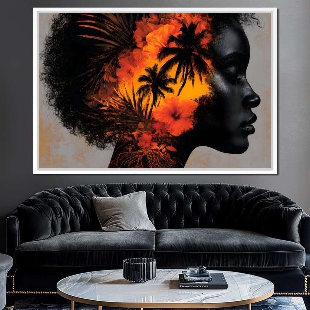 Tropical Mind Tropical Soul Canvas Wall Art