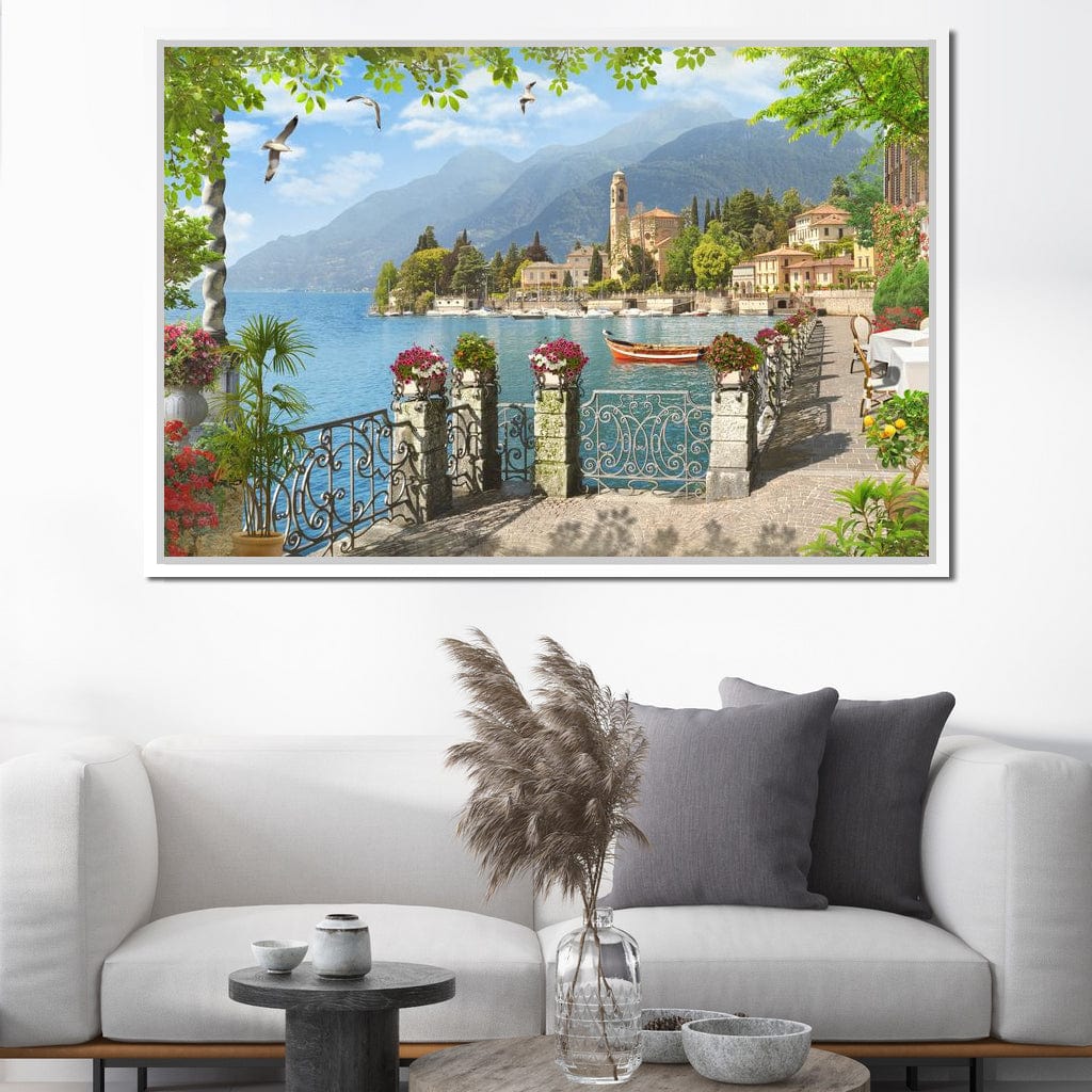 Italian Promenade Canvas Wall Art