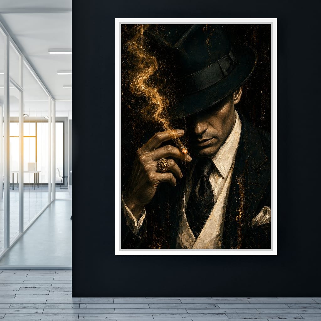 Legacy of the Gilded Shadow Canvas Wall Art