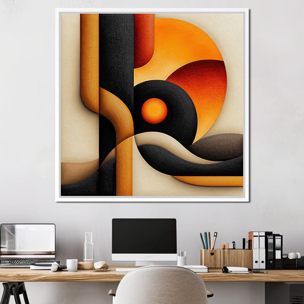 Abstract Dusk Canvas Wall Art
