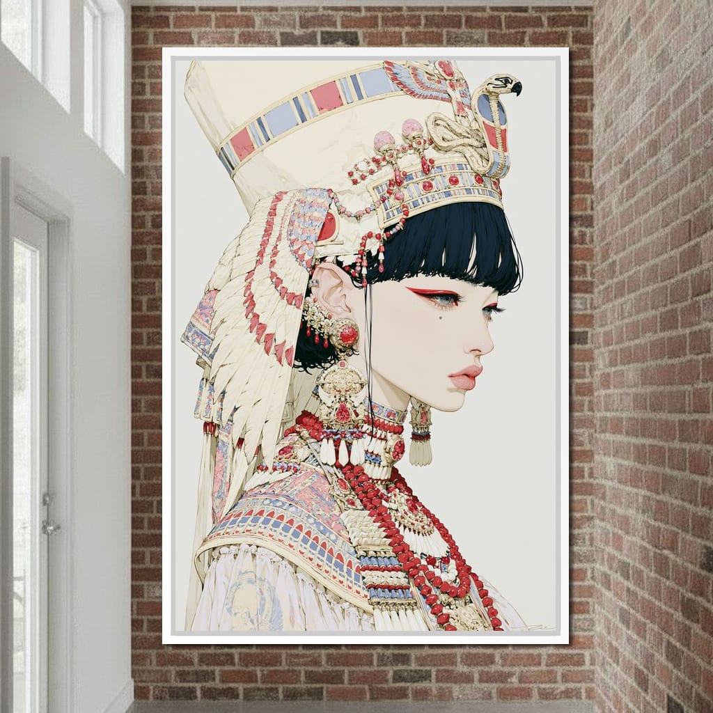 Ancient Egyptian Bride Canvas Wall Art