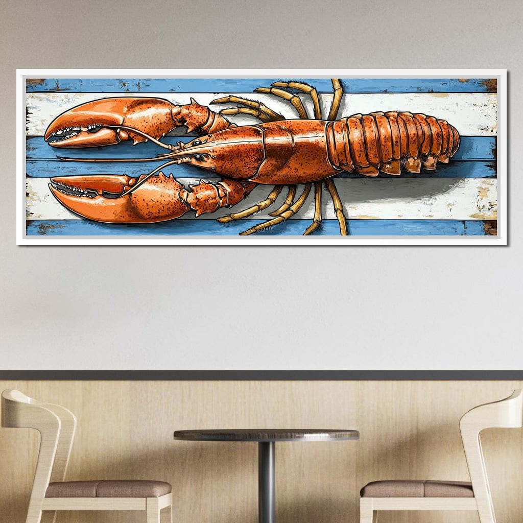 Oceanic Lobster Delight Canvas Wall Art