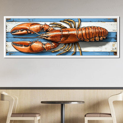 Oceanic Lobster Delight Canvas Wall Art