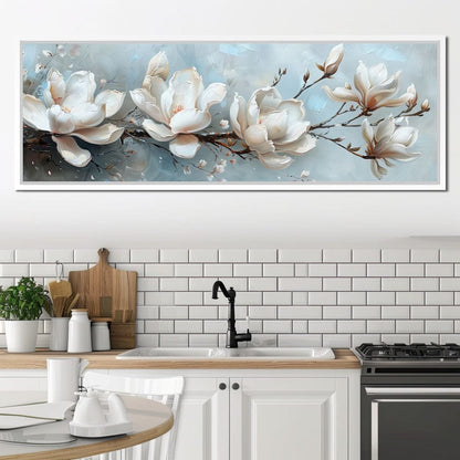Blossoming Serenity Breeze Canvas Wall Art