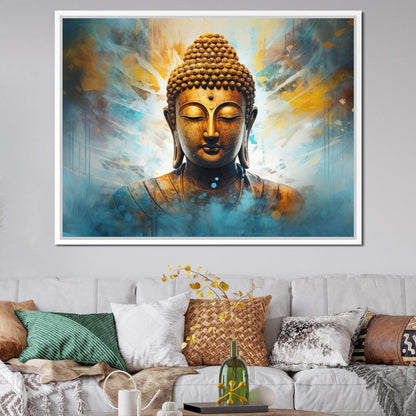 Buddha's Mystical Mural Canvas Wall Art