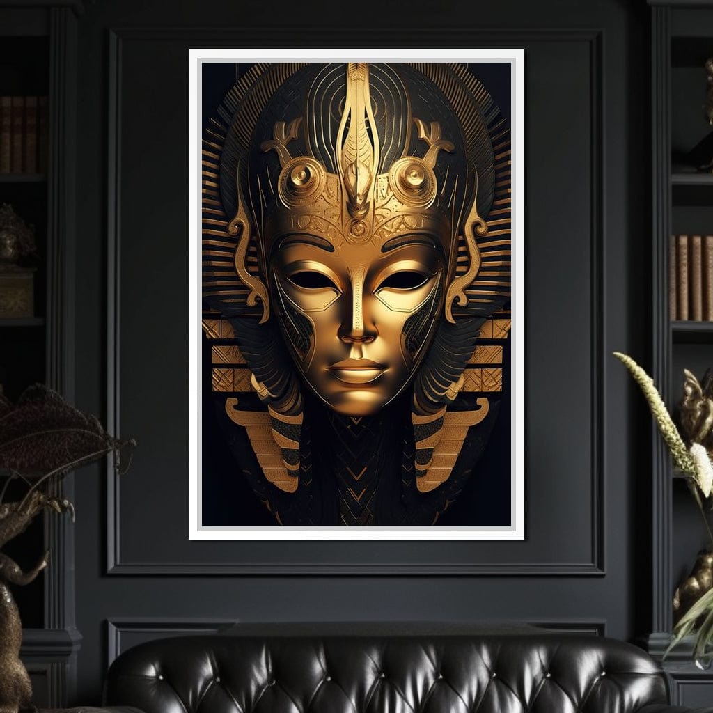 Radiant Ruler of Ancient Egypt Canvas Wall Art