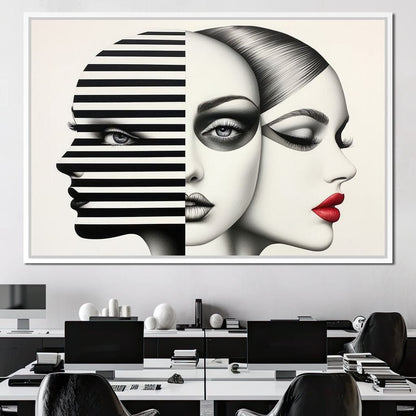 Fragments of Elegance Canvas Wall Art