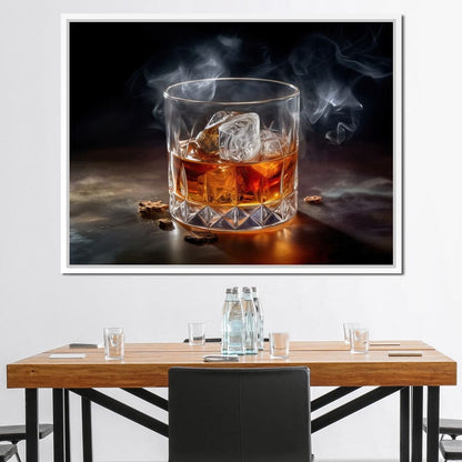 Infused Whiskey with Liquid Magic Canvas Wall Art