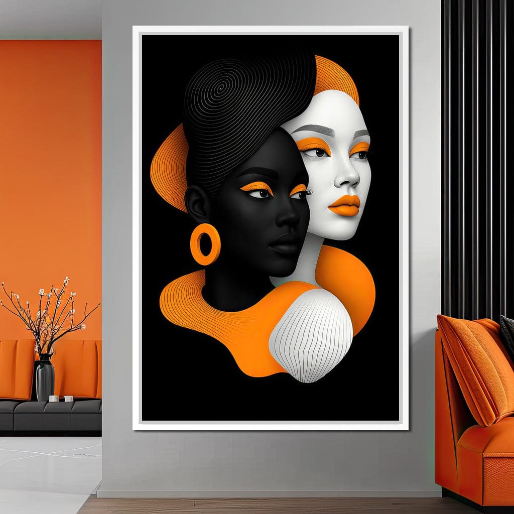 Faces of Balance Canvas Wall Art
