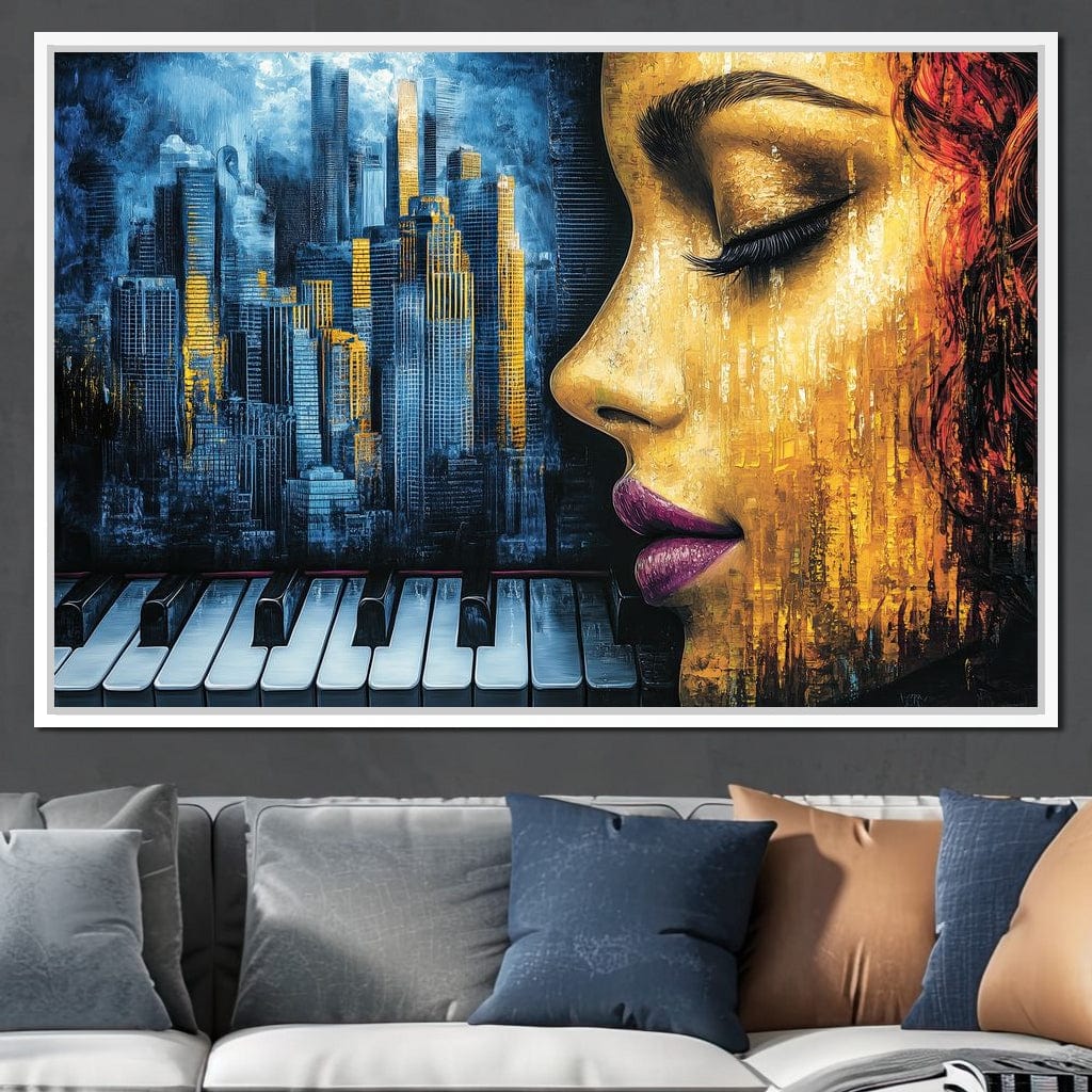 Harmony of Urban Elegance Canvas Wall Art